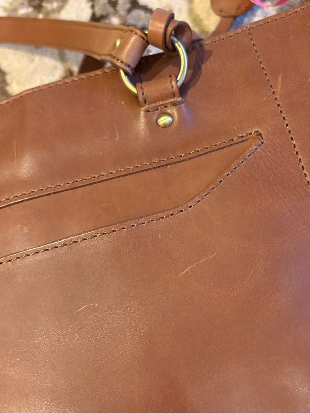 Born Leather Bag with wristlet - Picture 9 of 11